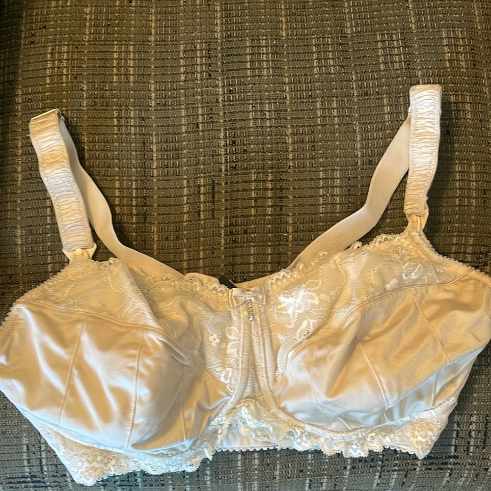 HOT MILK Luminous Nursing Bra in champagne color size 38F